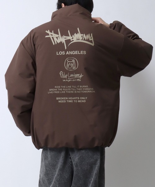 Philip Lumbang（フィリップランバン）の「Philip Lumbang/フィリップ・ランバン オーバーサイズ 防風 ドローコード パファージャケット パデッドジャケット ファイバーダウンジャケット レディース メンズ（ダウンジャケット/コート・メンズ・ブラック/チャコール/ブラウン・M/L/XL）」の18枚目の写真