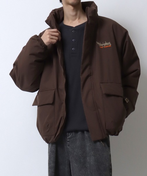 Philip Lumbang（フィリップランバン）の「Philip Lumbang/フィリップ・ランバン オーバーサイズ 防風 ドローコード パファージャケット パデッドジャケット ファイバーダウンジャケット レディース メンズ（ダウンジャケット/コート・メンズ・ブラック/チャコール/ブラウン・M/L/XL）」の5枚目の写真