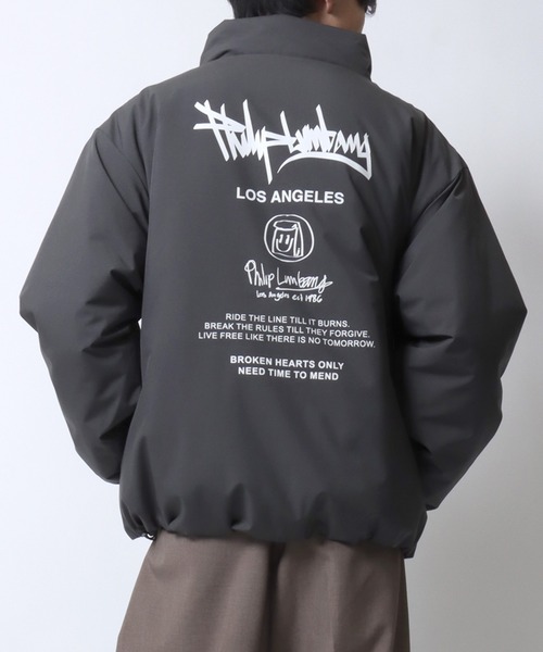 Philip Lumbang（フィリップランバン）の「Philip Lumbang/フィリップ・ランバン オーバーサイズ 防風 ドローコード パファージャケット パデッドジャケット ファイバーダウンジャケット レディース メンズ（ダウンジャケット/コート・メンズ・ブラック/チャコール/ブラウン・M/L/XL）」の12枚目の写真