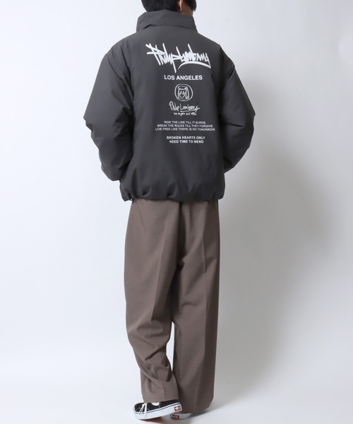 Philip Lumbang（フィリップランバン）の「Philip Lumbang/フィリップ・ランバン オーバーサイズ 防風 ドローコード パファージャケット パデッドジャケット ファイバーダウンジャケット レディース メンズ（ダウンジャケット/コート・メンズ・ブラック/チャコール/ブラウン・M/L/XL）」の11枚目の写真