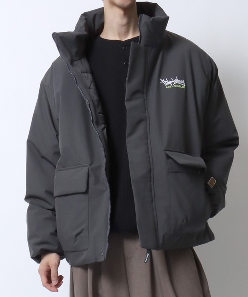 Philip Lumbang（フィリップランバン）の「Philip Lumbang/フィリップ・ランバン オーバーサイズ 防風 ドローコード パファージャケット パデッドジャケット ファイバーダウンジャケット レディース メンズ（ダウンジャケット/コート・メンズ・ブラック/チャコール/ブラウン・M/L/XL）」の20枚目の写真