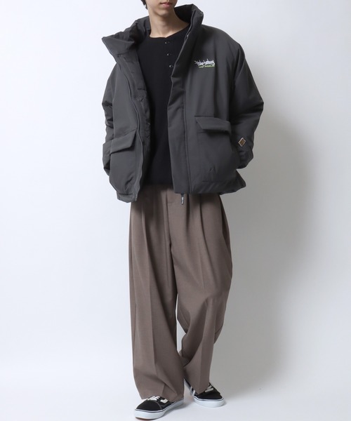 Philip Lumbang（フィリップランバン）の「Philip Lumbang/フィリップ・ランバン オーバーサイズ 防風 ドローコード パファージャケット パデッドジャケット ファイバーダウンジャケット レディース メンズ（ダウンジャケット/コート・メンズ・ブラック/チャコール/ブラウン・M/L/XL）」の19枚目の写真