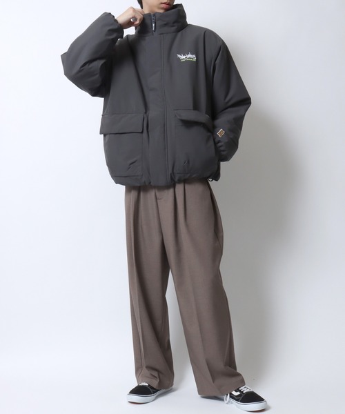 Philip Lumbang（フィリップランバン）の「Philip Lumbang/フィリップ・ランバン オーバーサイズ 防風 ドローコード パファージャケット パデッドジャケット ファイバーダウンジャケット レディース メンズ（ダウンジャケット/コート・メンズ・ブラック/チャコール/ブラウン・M/L/XL）」の21枚目の写真