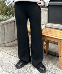 LAC-VERT | 裏起毛リブニットパンツ(その他パンツ)