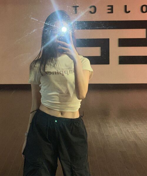 LADY VOLUME(レディーボリューム)の「ハピネス リネン Tシャツ (ベージュ)(Tシャツ/カットソー・レディース・その他・MEDIUM/SMALL)」の4枚目の写真