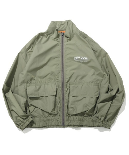 KRIFF MAYER Kid's Collection（クリフメイヤーキッズコレクション）の「【撥水・防汚】ライトテックブルゾン（ブルゾン・キッズ・ナチュラル/チャコール/レッド/オリーブ・120/130/140/150/160/170）」の4枚目の写真