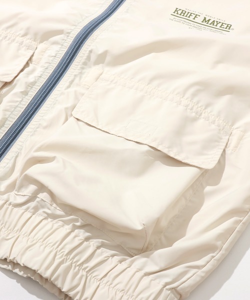 KRIFF MAYER Kid's Collection（クリフメイヤーキッズコレクション）の「【撥水・防汚】ライトテックブルゾン（ブルゾン・キッズ・ナチュラル/チャコール/レッド/オリーブ・120/130/140/150/160/170）」の9枚目の写真