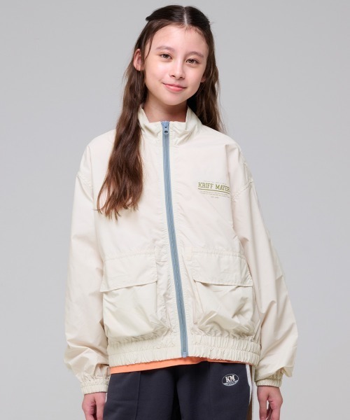 KRIFF MAYER Kid's Collection（クリフメイヤーキッズコレクション）の「【撥水・防汚】ライトテックブルゾン（ブルゾン・キッズ・ナチュラル/チャコール/レッド/オリーブ・120/130/140/150/160/170）」の20枚目の写真