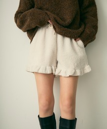 Lunea | フリルボアショートパンツ(その他パンツ)