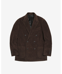 6B Corduroy Washed Double Jacket (Brown)