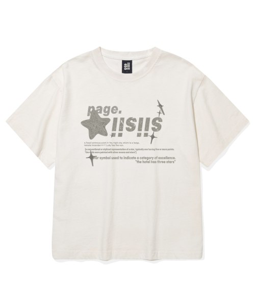 セール】イエローグレークリーム シシ スターズプリント ピグメント