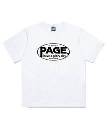 ページ511 プリンティング 半袖Tシャツ ホワイト