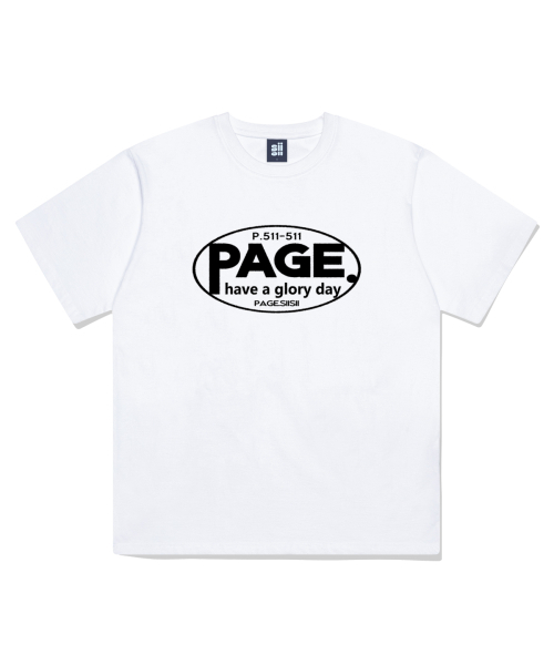 PAGESIISII(ページシシ)の「ページ511 プリンティング 半袖Tシャツ ホワイト(Tシャツ/カットソー・レディース・その他・SMALL/LARGE/MEDIUM)」の2枚目の写真