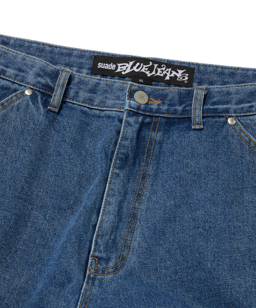 suade（スエード）の「CARPENTER DENIM SHORTS [BLUE]（その他パンツ・レディース・その他・LARGE/MEDIUM/SMALL）」の10枚目の写真