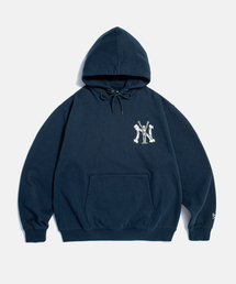 NY Skeletons Heavyweight Hoodie Navy