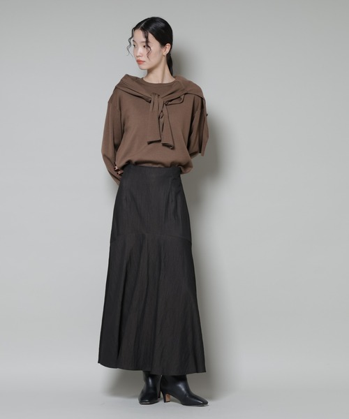 NANO universe(ナノユニバース)の「切り替え裾フレアスカート(スカート・レディース・ブラック/ブラウン/ダークベージュ・FREE)」の19枚目の写真