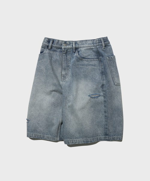 URBANSTOFF(アーバンストッフ)の「ブリーチドバミューダパンツ(ライトブルー)(その他パンツ・レディース・その他・LARGE/MEDIUM)」の3枚目の写真