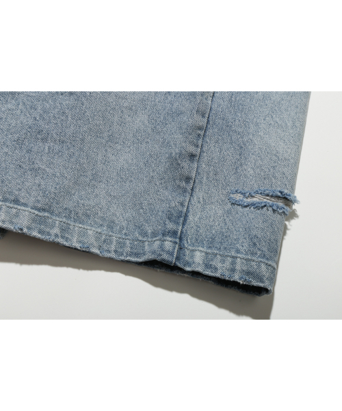 URBANSTOFF(アーバンストッフ)の「ブリーチドバミューダパンツ(ライトブルー)(その他パンツ・レディース・その他・LARGE/MEDIUM)」の9枚目の写真