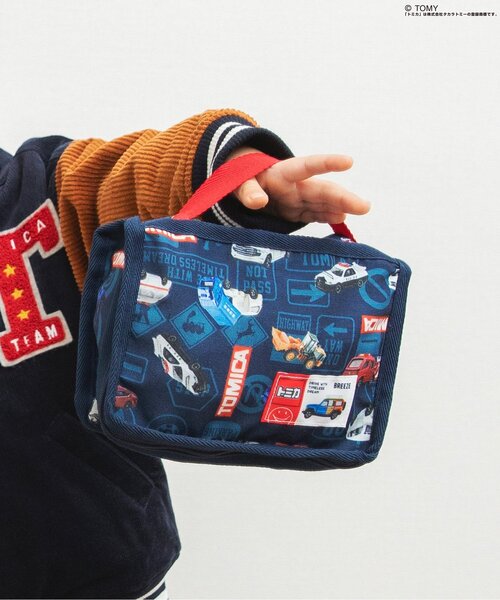 BREEZE(브리즈)의 「TOMICA×BREEZE 파우치(소)(파우치)」｜네이비