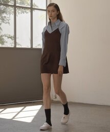 ILOIL（イロイル）の「basic crop shirt - light blue（シャツ/ブラウス）」