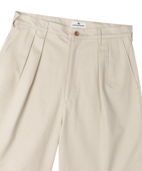 SUNDAY FRUIT MARKET（サンデーフルーツマーケット）の「SUN BERMUDA PANT BEIGE（その他パンツ・レディース・その他・SMALL/LARGE）」の3枚目の写真
