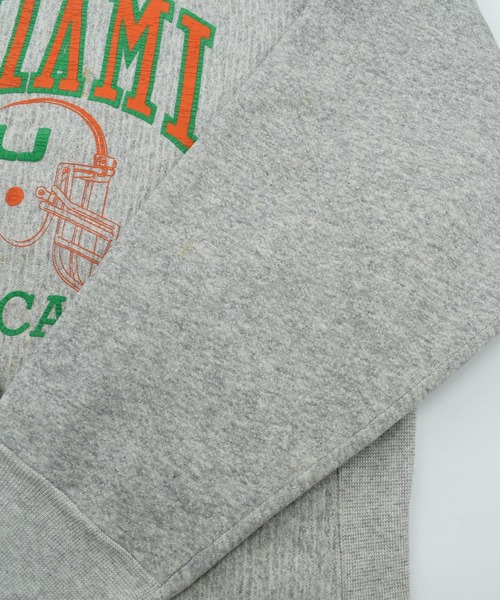 HANES(ヘインズ)の「【USED】90’s Hanes “Miami Hurricanes” リバースタイプ スウェット USA製(スウェット・メンズ・グレー・LARGE)」の15枚目の写真