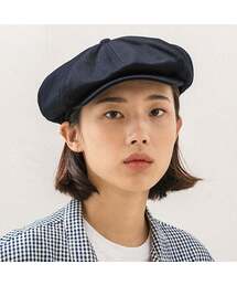 MILLIONAIRE HATS（ミリオネアハット）の「Rugged fabric newsboy cap [NAVY]（ハンチング/ベレー帽）」