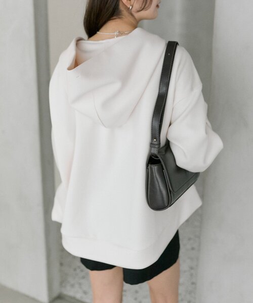 mystic（ミスティック）の「WZIPフーディーパーカー（パーカー・レディース・グレー/チャコールグレー/アイボリー・FREE）」の10枚目の写真