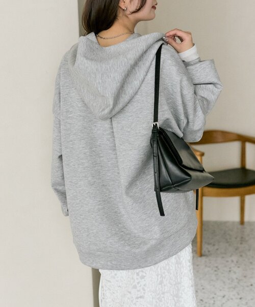 mystic（ミスティック）の「WZIPフーディーパーカー（パーカー・レディース・グレー/チャコールグレー/アイボリー・FREE）」の21枚目の写真