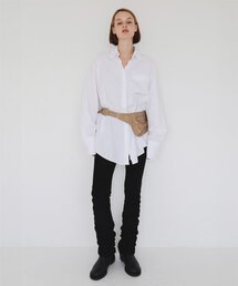 THE VERLIN（ザベルリン）の「CORDUROY SHIRRING PANTS - BLACK（その他パンツ）」