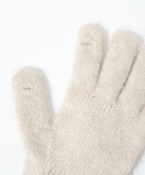 flower(フラワー)の「フラッフィーローズグローブ(手袋・レディース・アイボリー/ピンク/アッシュグレー・FREE)」の11枚目の写真