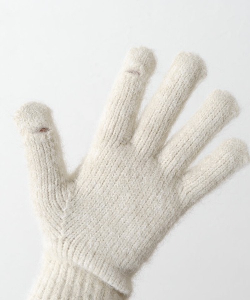 flower(フラワー)の「フラッフィーローズグローブ(手袋・レディース・アイボリー/ピンク/アッシュグレー・FREE)」の12枚目の写真