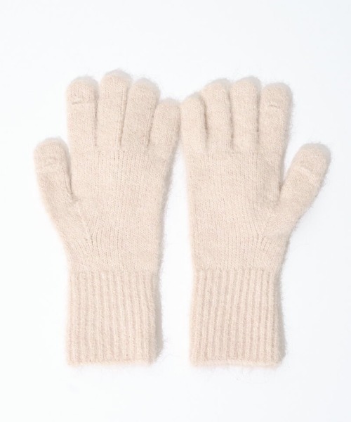 flower(フラワー)の「フラッフィーローズグローブ(手袋・レディース・アイボリー/ピンク/アッシュグレー・FREE)」の17枚目の写真