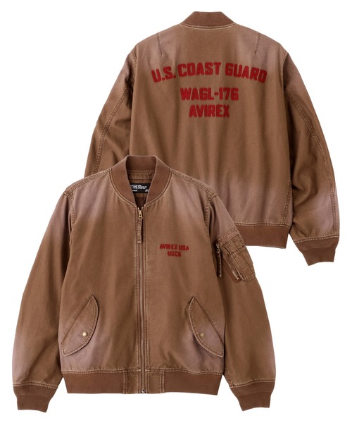 COTTON LIGHT MA-1 'U.S.COAST GUARD' / コットン ライト エムエーワン