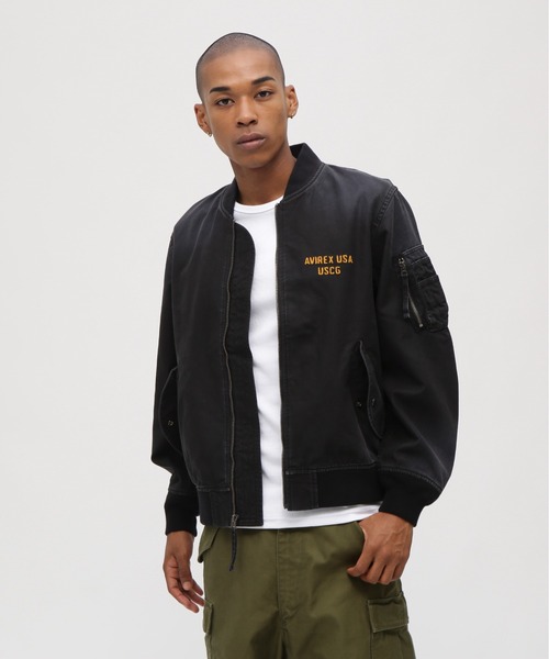 COTTON LIGHT MA-1 'U.S.COAST GUARD' / コットン ライト エムエーワン