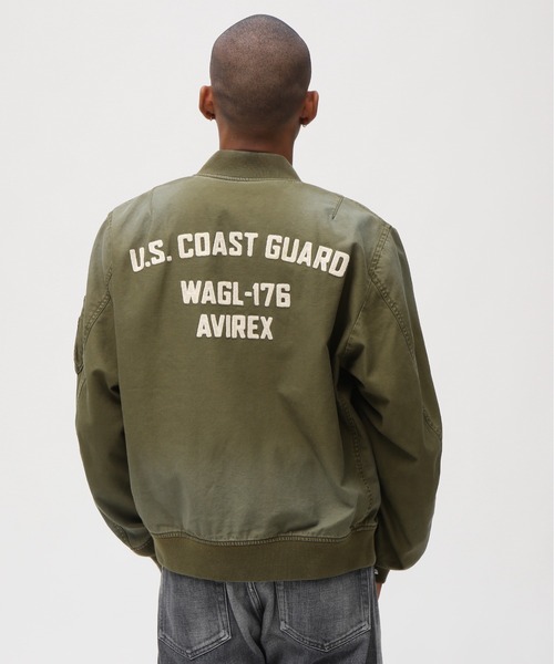 COTTON LIGHT MA-1 'U.S.COAST GUARD' / コットン ライト エムエーワン