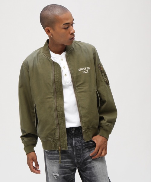 COTTON LIGHT MA-1 'U.S.COAST GUARD' / コットン ライト エムエーワン