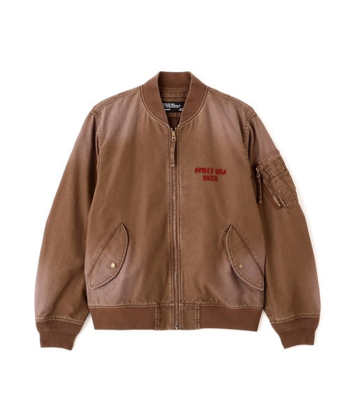 COTTON LIGHT MA-1 'U.S.COAST GUARD' / コットン ライト エムエーワン