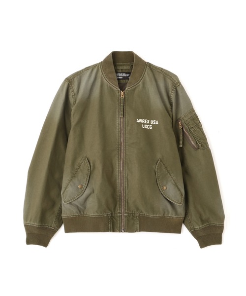 COTTON LIGHT MA-1 'U.S.COAST GUARD' / コットン ライト エムエーワン