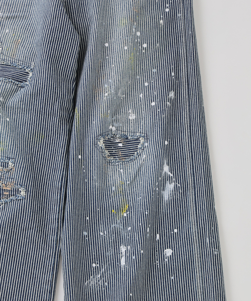 JOURNAL STANDARD(ジャーナルスタンダード)の「ヒッコリー バギー ワーク パンツ(デニムパンツ・メンズ・サックスブルー・LARGE/MEDIUM)」の3枚目の写真