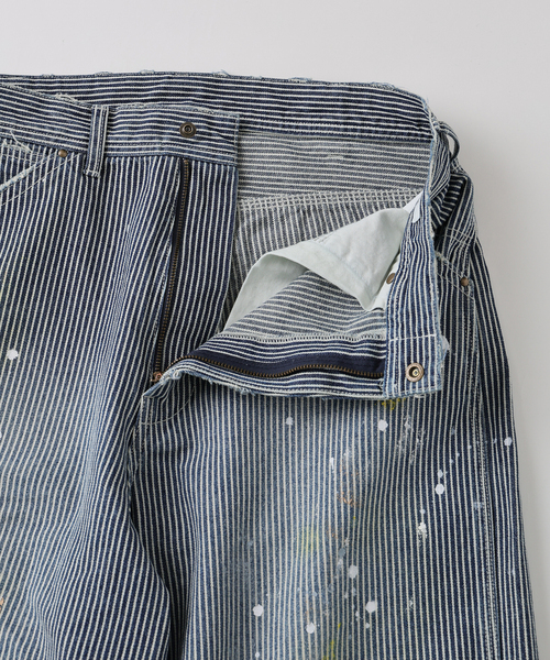 JOURNAL STANDARD(ジャーナルスタンダード)の「ヒッコリー バギー ワーク パンツ(デニムパンツ・メンズ・サックスブルー・LARGE/MEDIUM)」の6枚目の写真