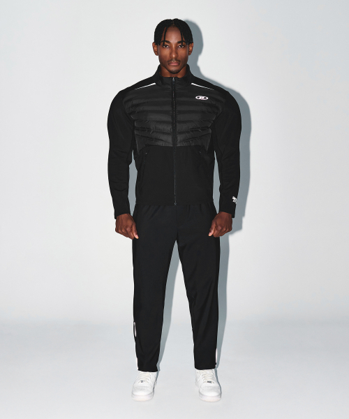 BORN TO WIN（ボーントゥウィン）の「BRN HYBRID PADDED MUSCLE FIT JACKET [BLACK]（ジャージ・メンズ・その他・1/2/3/4）」の8枚目の写真