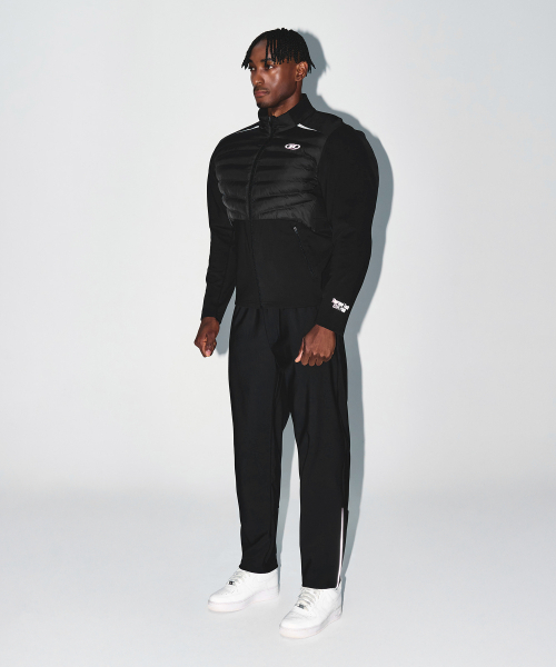 BORN TO WIN（ボーントゥウィン）の「BRN HYBRID PADDED MUSCLE FIT JACKET [BLACK]（ジャージ・メンズ・その他・1/2/3/4）」の9枚目の写真