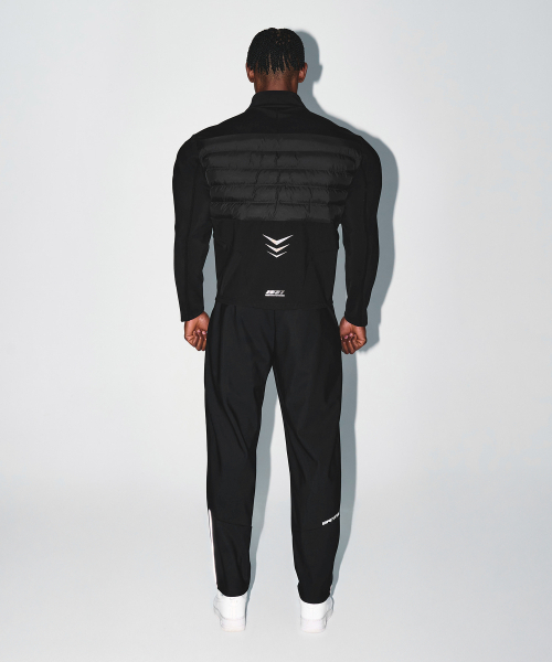 BORN TO WIN（ボーントゥウィン）の「BRN HYBRID PADDED MUSCLE FIT JACKET [BLACK]（ジャージ・メンズ・その他・1/2/3/4）」の10枚目の写真