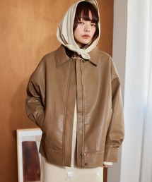 mysty woman | アソートフェイクレザーブルゾン 641528(ブルゾン)