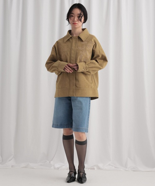 mysty woman(ミスティウーマン)の「アソートフェイクレザーブルゾン 641528(ブルゾン・レディース・モカ/ブラック/ブラウン系その他・FREE)」の18枚目の写真