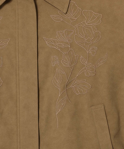 mysty woman(ミスティウーマン)の「アソートフェイクレザーブルゾン 641528(ブルゾン・レディース・モカ/ブラック/ブラウン系その他・FREE)」の8枚目の写真