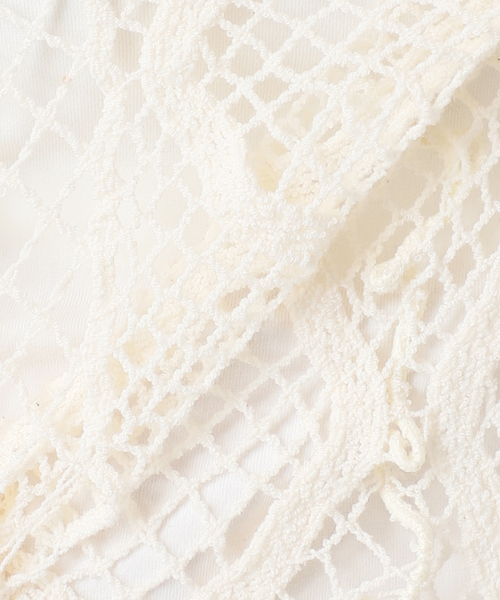 CITYSHOP(シティーショップ)の「《追加》EUCHRONIA 別注 LACE LONG SLEEVE 2:カットソー(Tシャツ/カットソー・レディース・ブラック/ホワイト・FREE)」の17枚目の写真