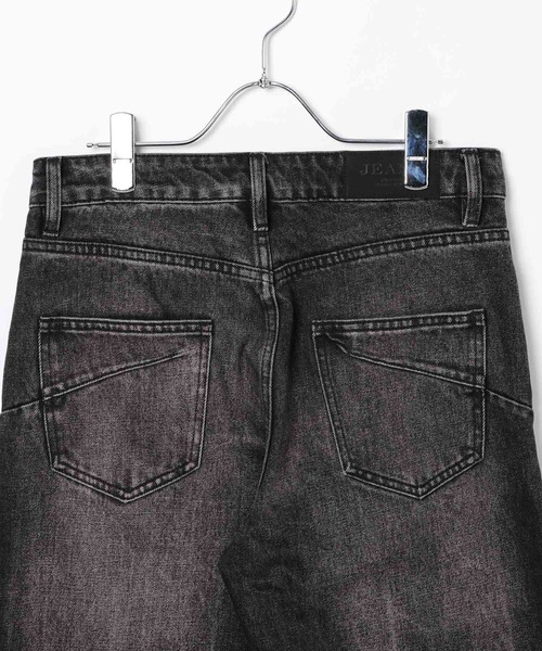LAND MUSEUM(ランドミュージアム)の「LAND MUSEUM/加工フレアデニム(デニムパンツ・メンズ・ブラック・LARGE/MEDIUM)」の6枚目の写真