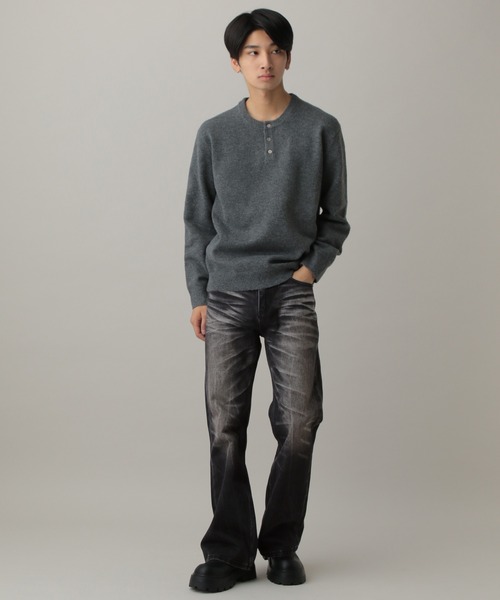 LAND MUSEUM(ランドミュージアム)の「LAND MUSEUM/加工フレアデニム(デニムパンツ・メンズ・ブラック・LARGE/MEDIUM)」の13枚目の写真